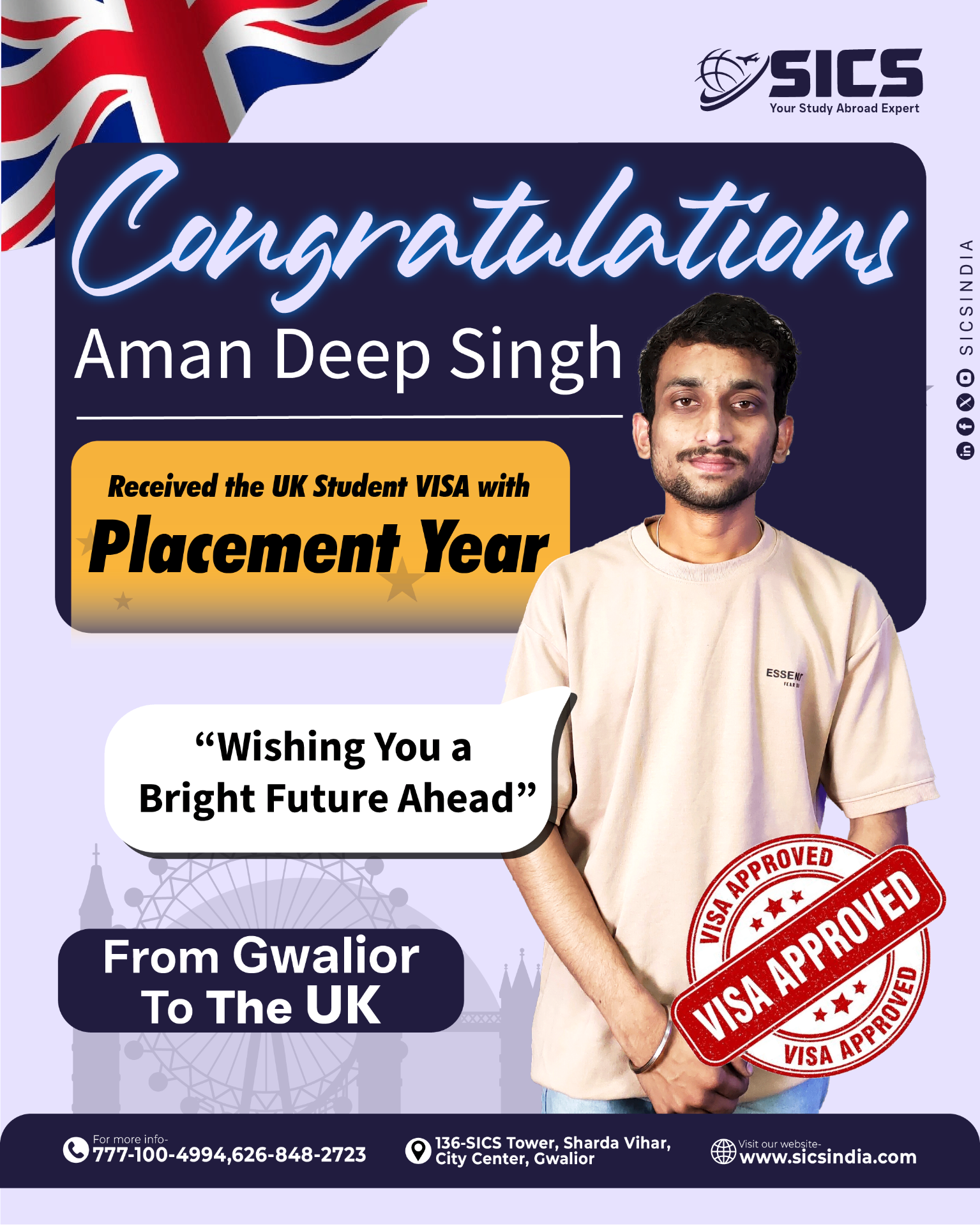 Aman Deep Singh — UK · Placement Year