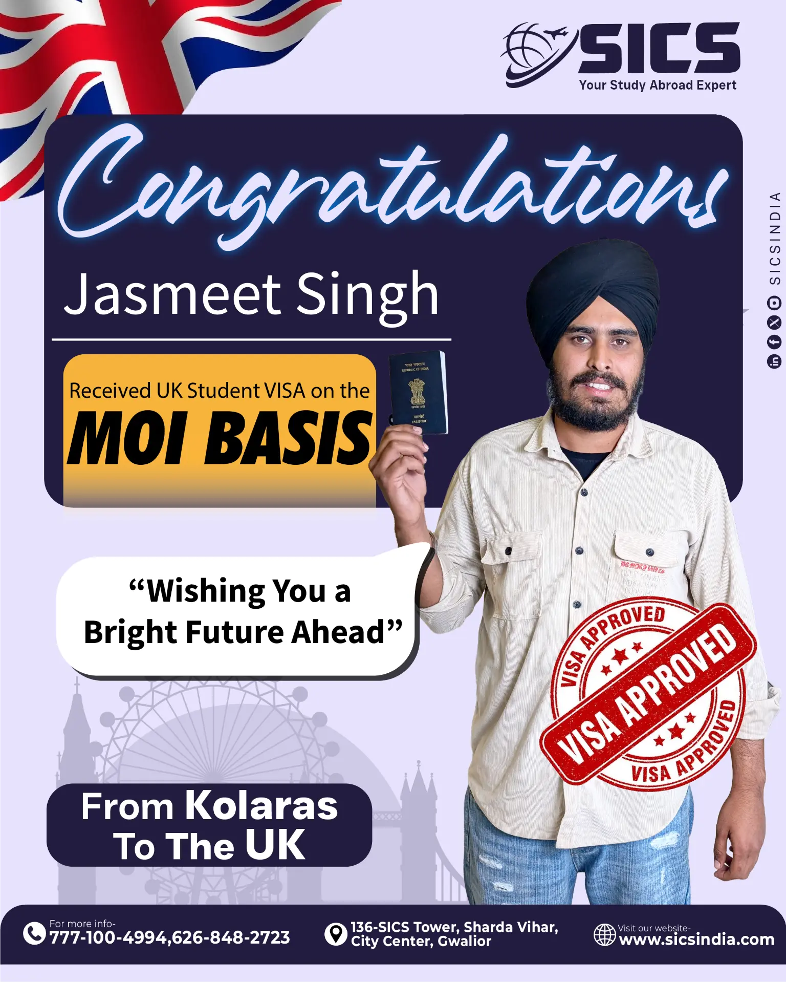 Jasmeet Singh — UK · MOI Basis