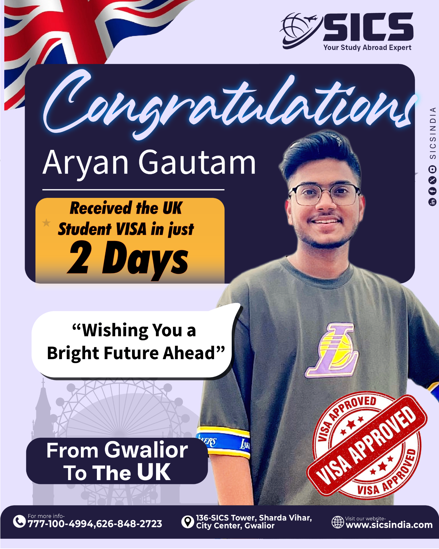 Aryan Gautam — UK · 2 Days
